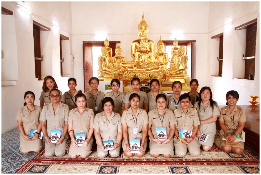 ﻿กรมบังคับคดีเข้าร่วมโครงการทำบุญไหว้พระปฏิบัติธรรม ประจำเดือนสิงหาคม 2562